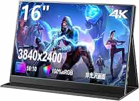 Amazon.co.jp: KOOLYFUL モバイルモニター 4k 16インチ モバイル